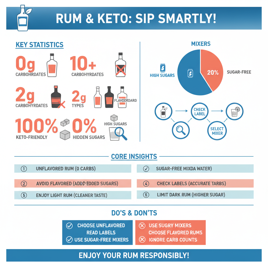 is rum keto - Data Infographic and Statistics
