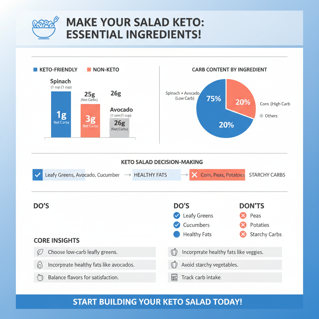 is salad keto friendly - Data Infographic and Statistics
