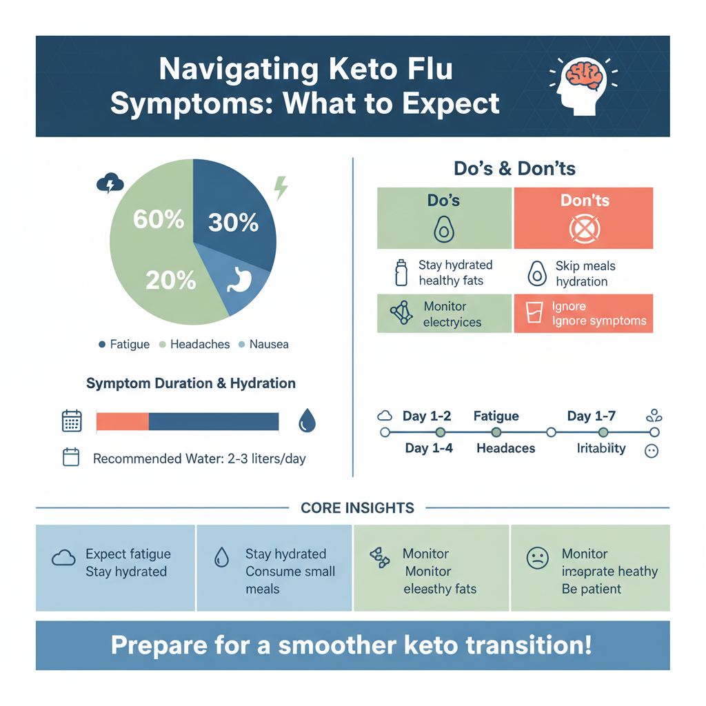 what are symptoms of keto flu - Data Infographic and Statistics