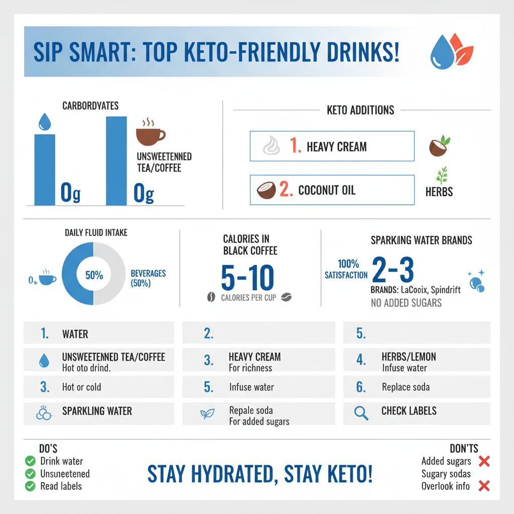 what drinks are keto friendly - Data Infographic and Statistics