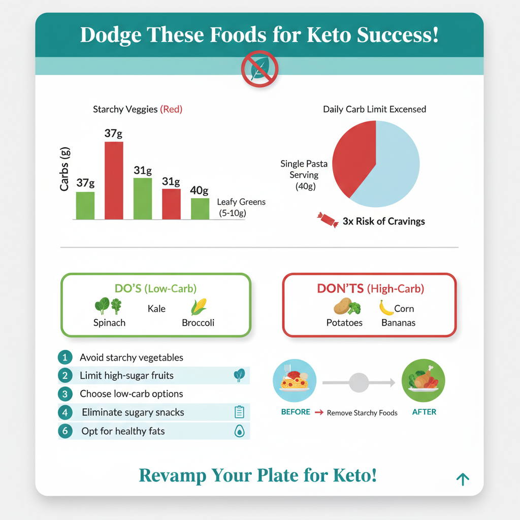 what not to eat on a keto diet - Data Infographic and Statistics