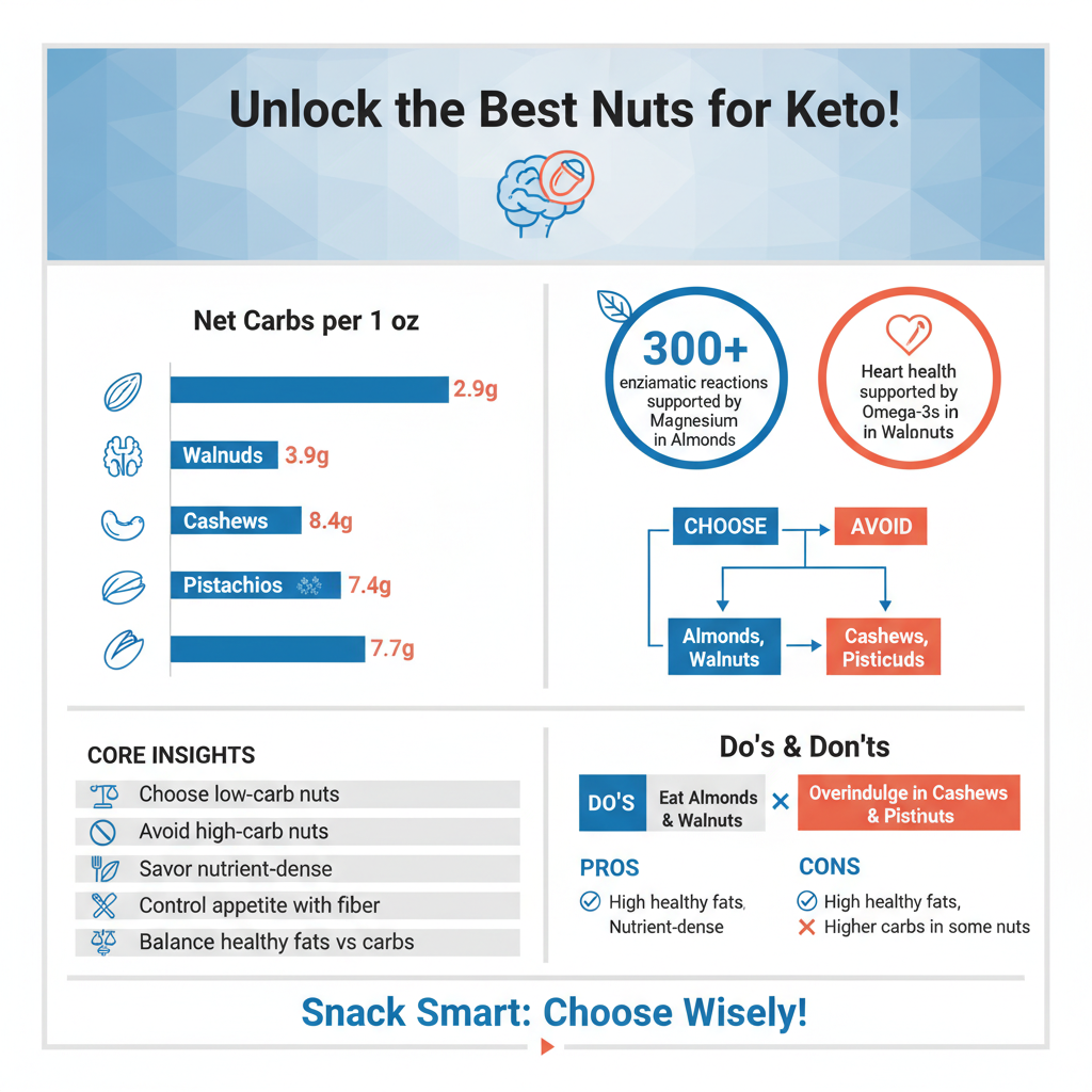 what nuts can you eat on keto - Data Infographic and Statistics