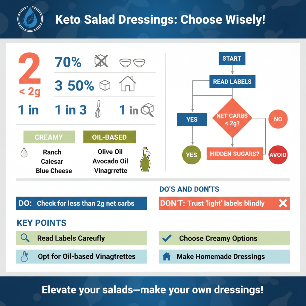 what salad dressing for keto - Data Infographic and Statistics