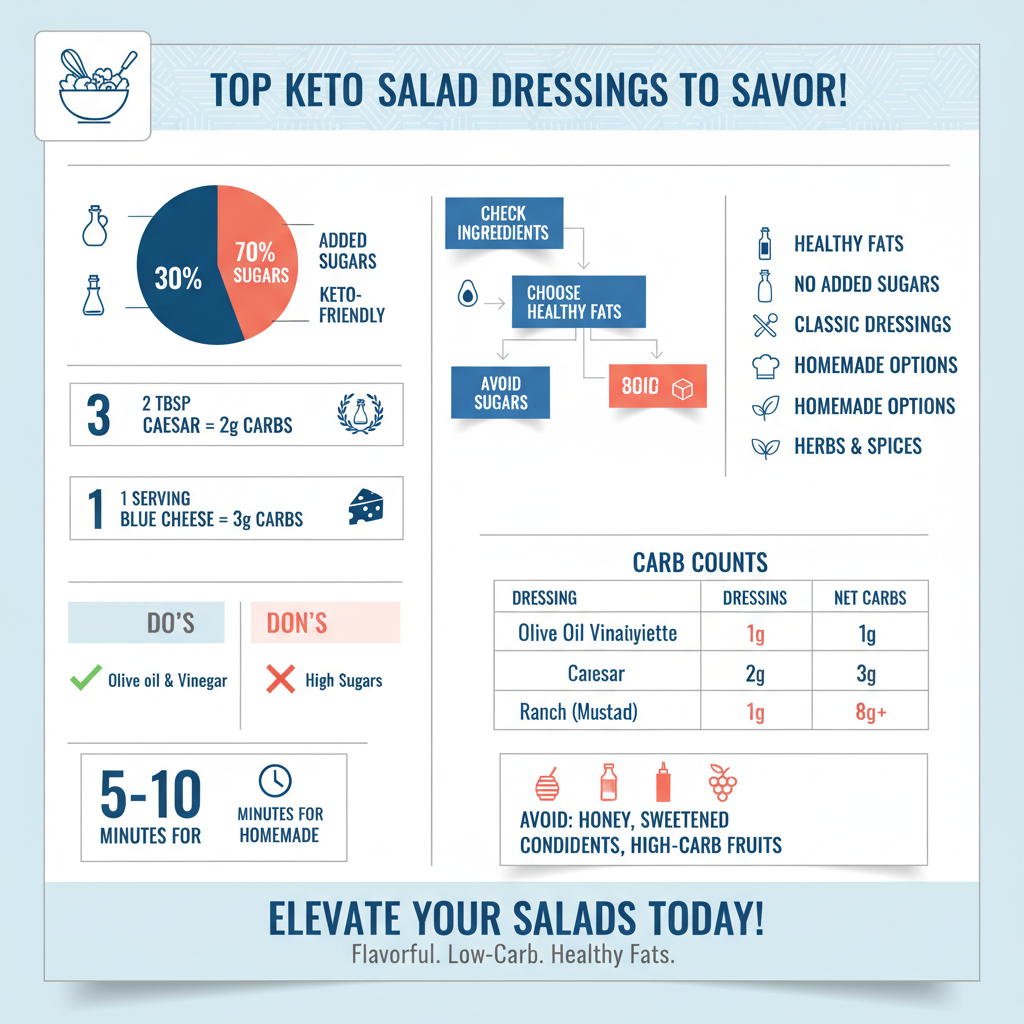 what salad dressing is keto friendly - Data Infographic and Statistics