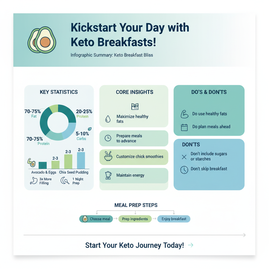 what to eat for breakfast on a keto diet - Data Infographic and Statistics