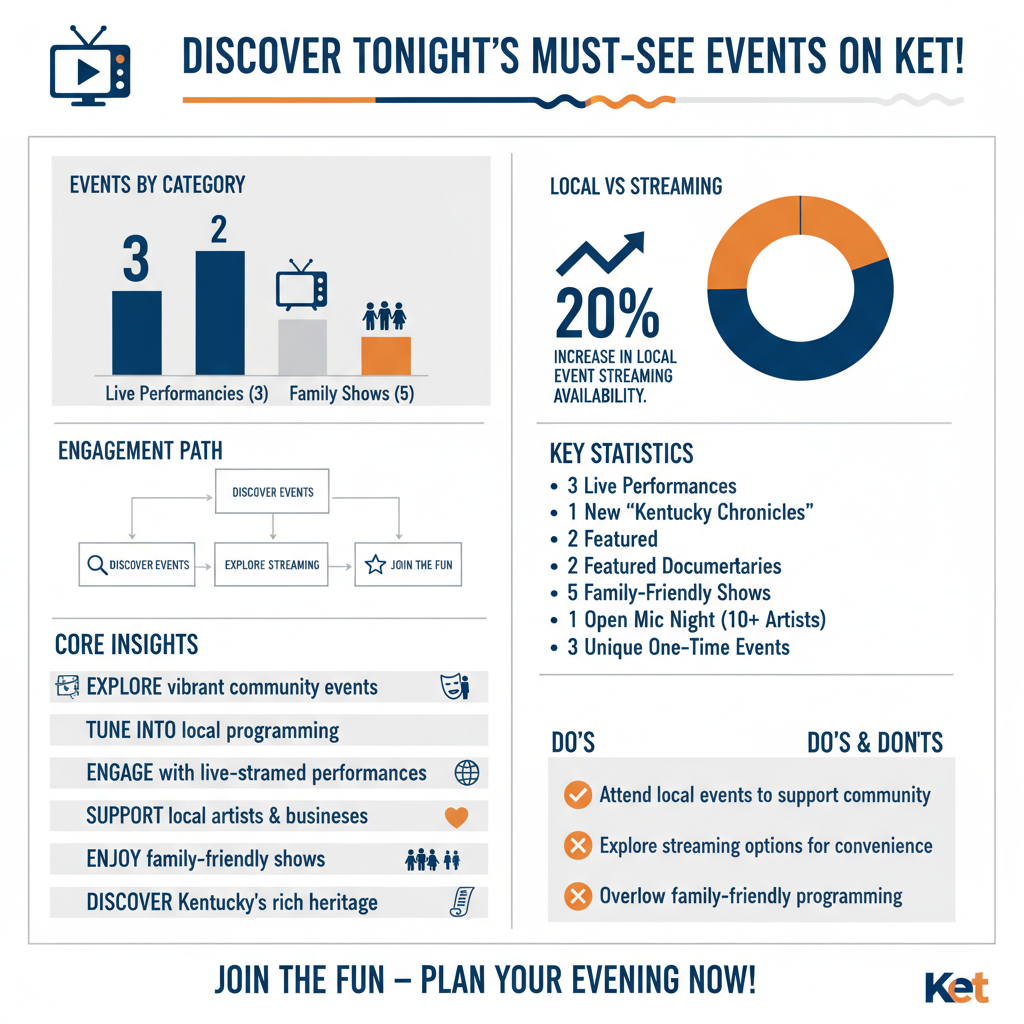 what's on ket tonight - Data Infographic and Statistics