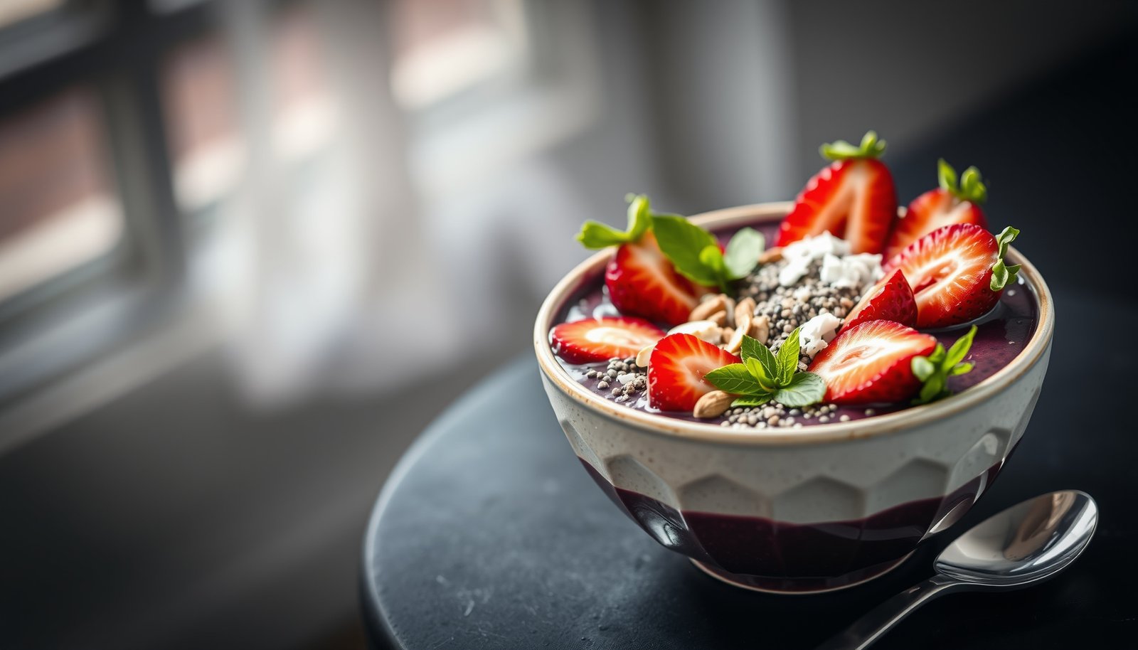 A delicious acai bowl topped with keto-friendly ingredients, exploring if acai bowls fit into a keto diet.