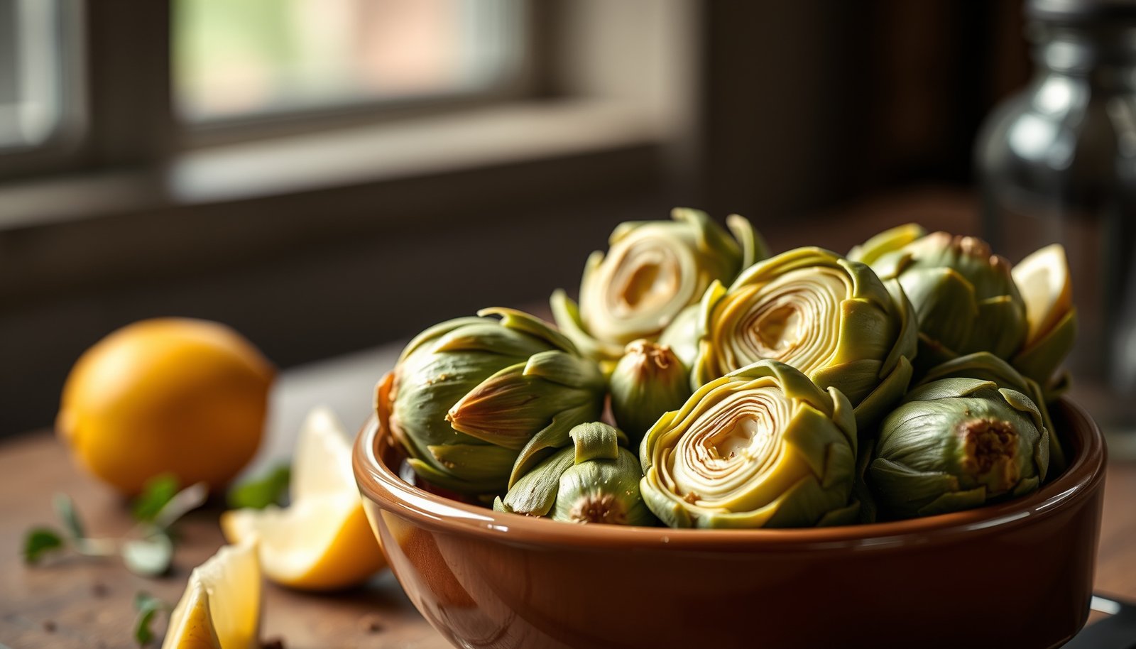 Artichoke hearts on a plate, highlighting their keto-friendly net carbs and health tips.
