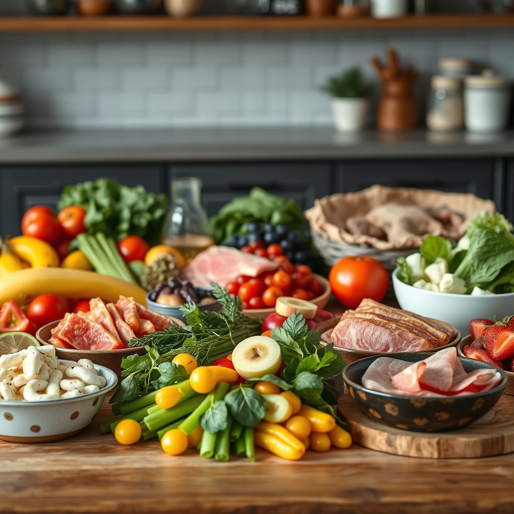 Selection of the best low-carb fruits suitable for a keto diet.