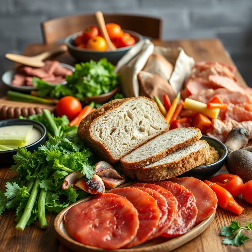 Illustration showing how bread fits into keto macros for a ketogenic diet.