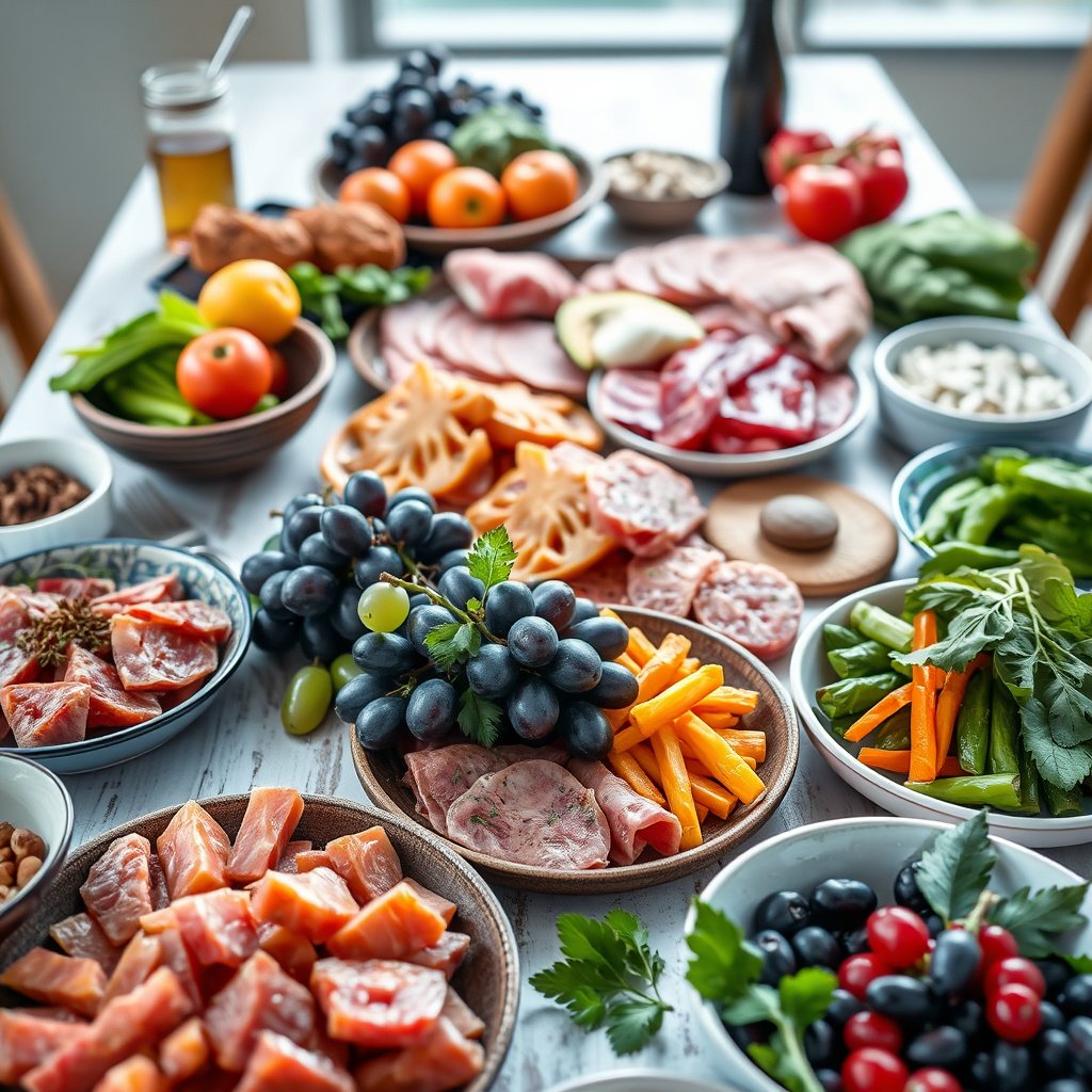 Illustration of carbohydrate content in grapes and its impact on a keto diet