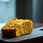 A plate of cornbread with a keto-friendly label, exploring its compatibility with a keto diet.