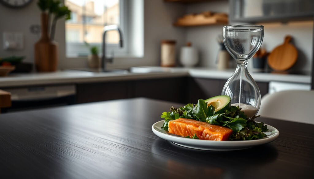 Infographic illustrating the duration of the keto diet and recommendations on how long to stay on it.