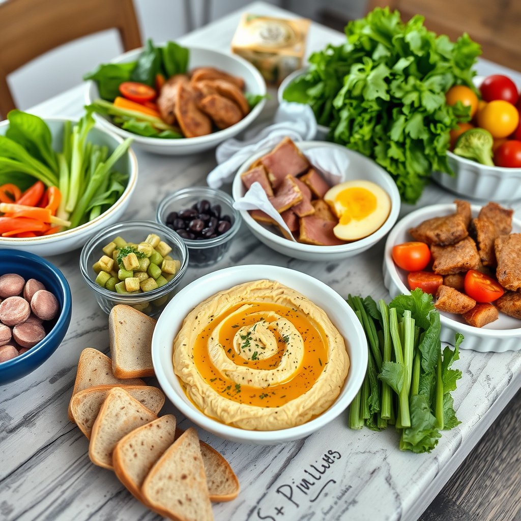 Image illustrating why hummus can be tricky on a keto diet, highlighting carb content and portion sizes.