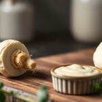 Fresh horseradish root with keto diet text overlay, exploring its keto-friendliness.