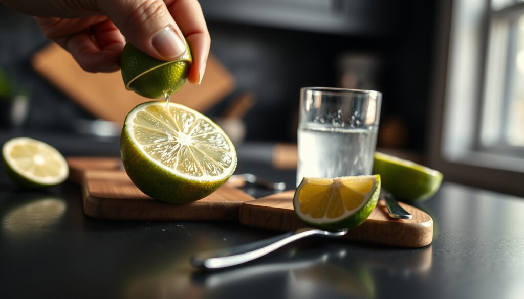 Fresh limes with a keto diet background, exploring if lime is keto friendly.