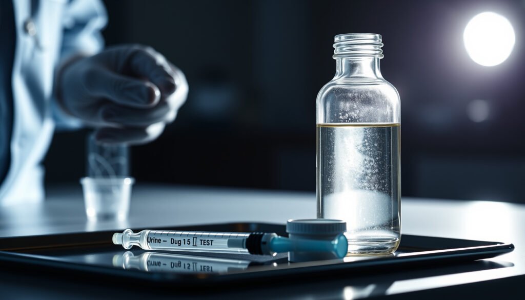 Illustration showing how long ketamine stays in your system for drug tests