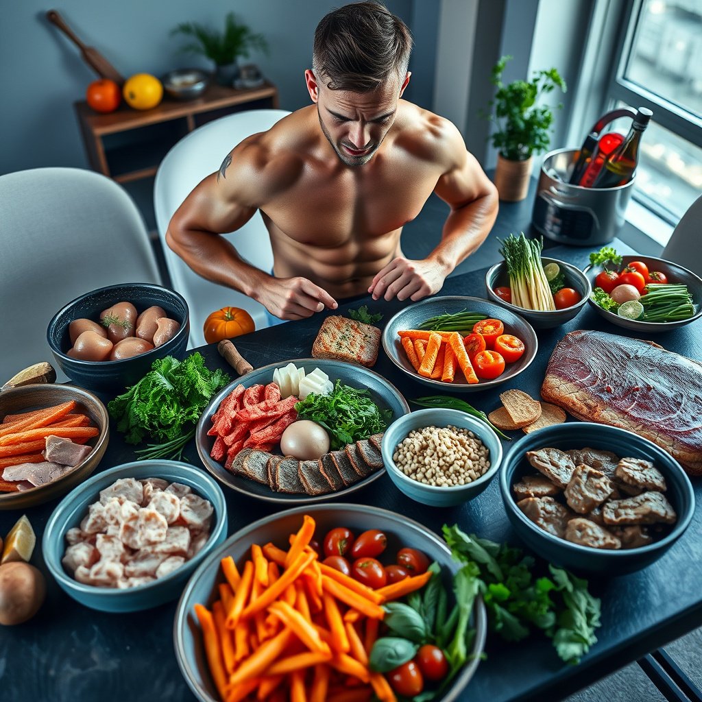 Visual guide to keto basics for muscle building without compromising training