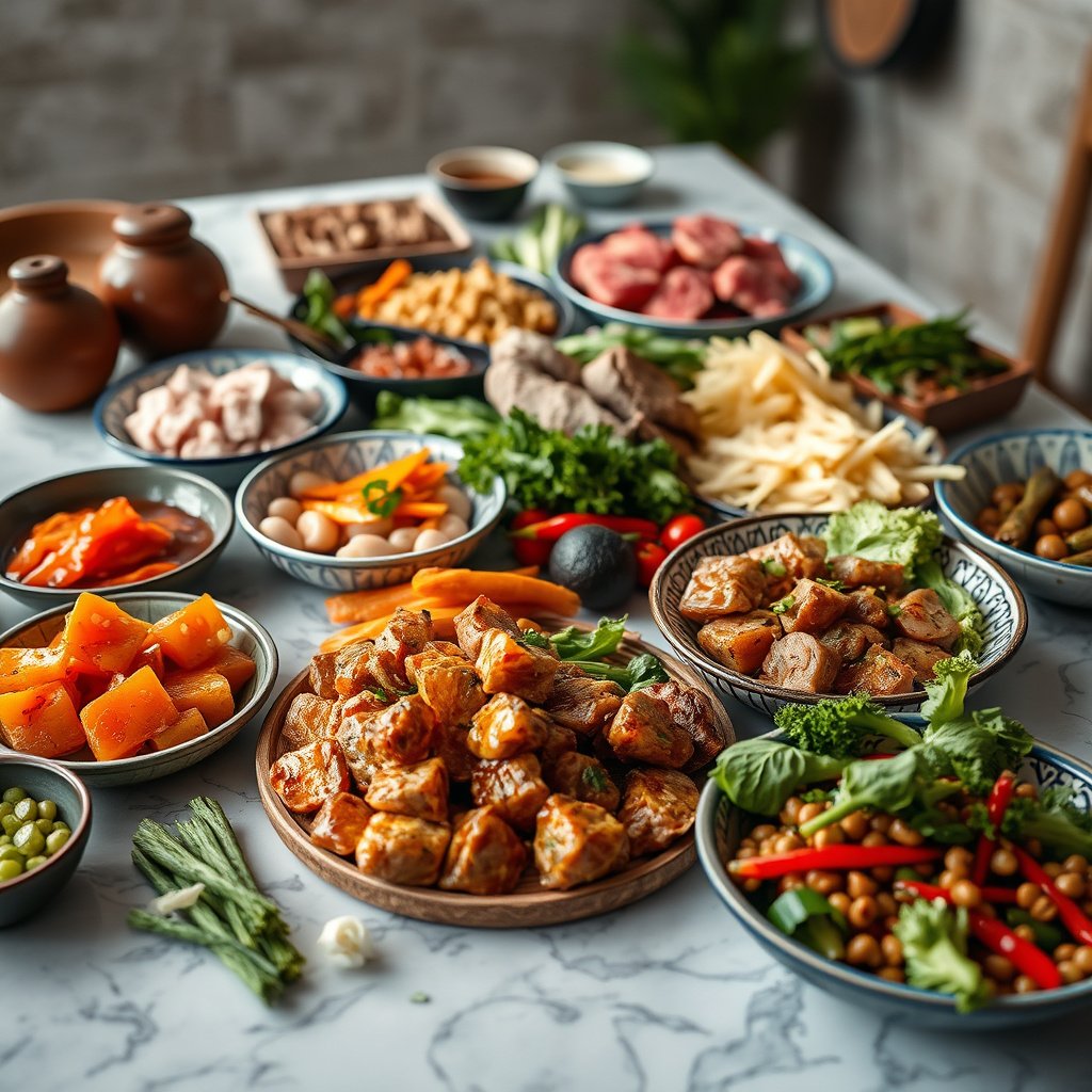 Guide for identifying low-carb Chinese food options suitable for keto diets.