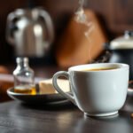 A variety of ingredients used in keto coffee, including butter, MCT oil, and coffee beans.