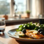 An assortment of foods and drinks allowed on the keto diet, including meats, vegetables, and low-carb options.