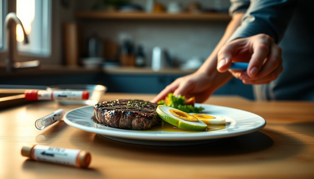 A visual representation of the impact of keto diets on cholesterol levels.
