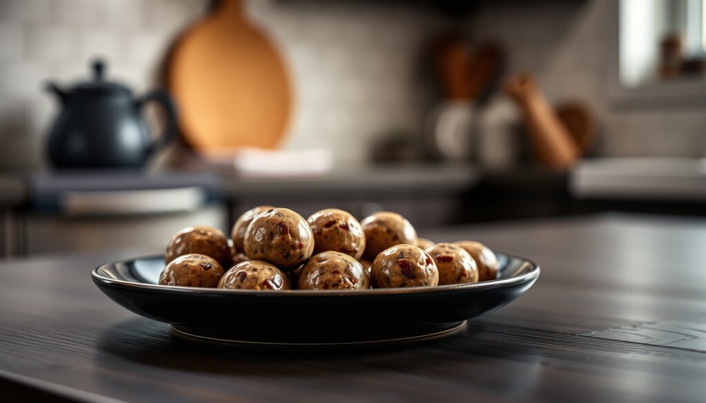 An assortment of keto fat bombs showcasing ingredients and benefits for a ketogenic diet.