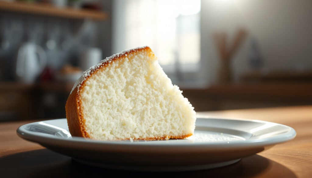 Angel food cake with keto-friendly ingredients, showcasing net carbs for beginners