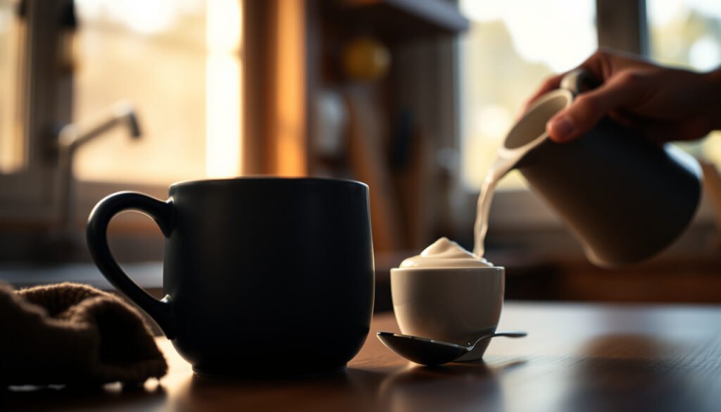 A selection of keto-friendly creamers for coffee, highlighting low-carb and sugar-free choices.