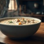 A variety of keto-friendly soups including creamy and chunky options for a low-carb diet.
