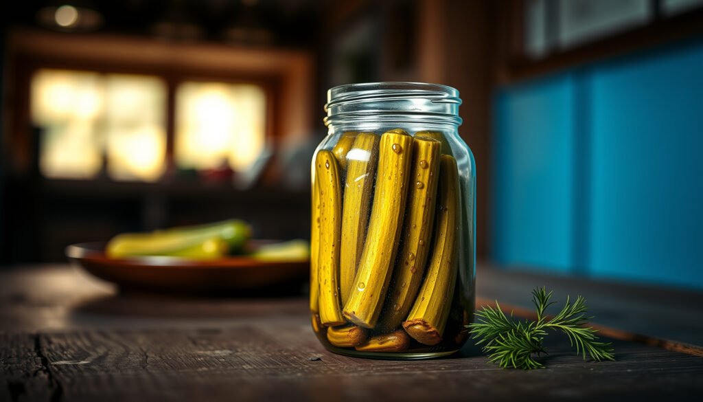 A jar of pickles with a keto label, representing the keto diet and pickles.