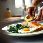 A visual representation of the keto diet's long-term sustainability, featuring healthy foods and meal prep.