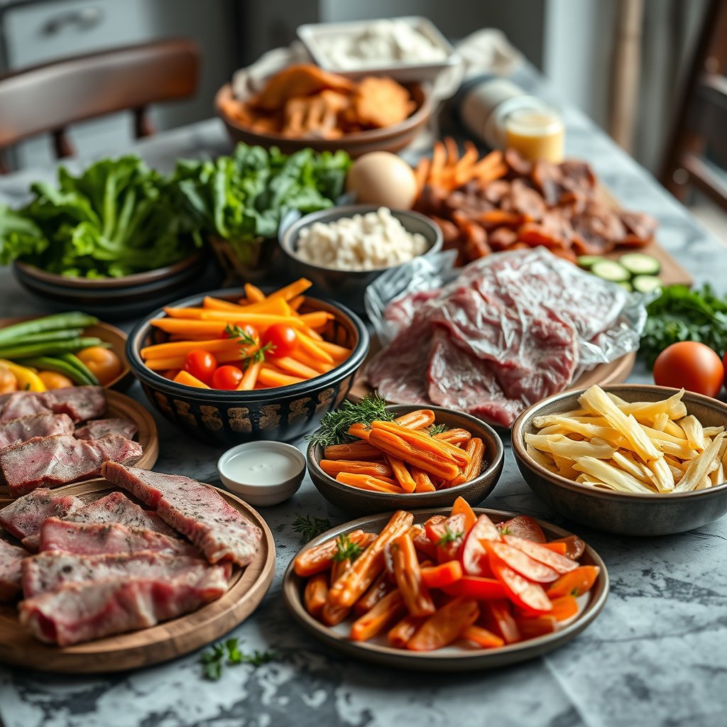 Illustration comparing Keto and Low Carb diets, highlighting their key differences and benefits.