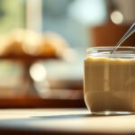 A jar of mayonnaise with keto-friendly ingredients, illustrating its use in a low-carb diet.