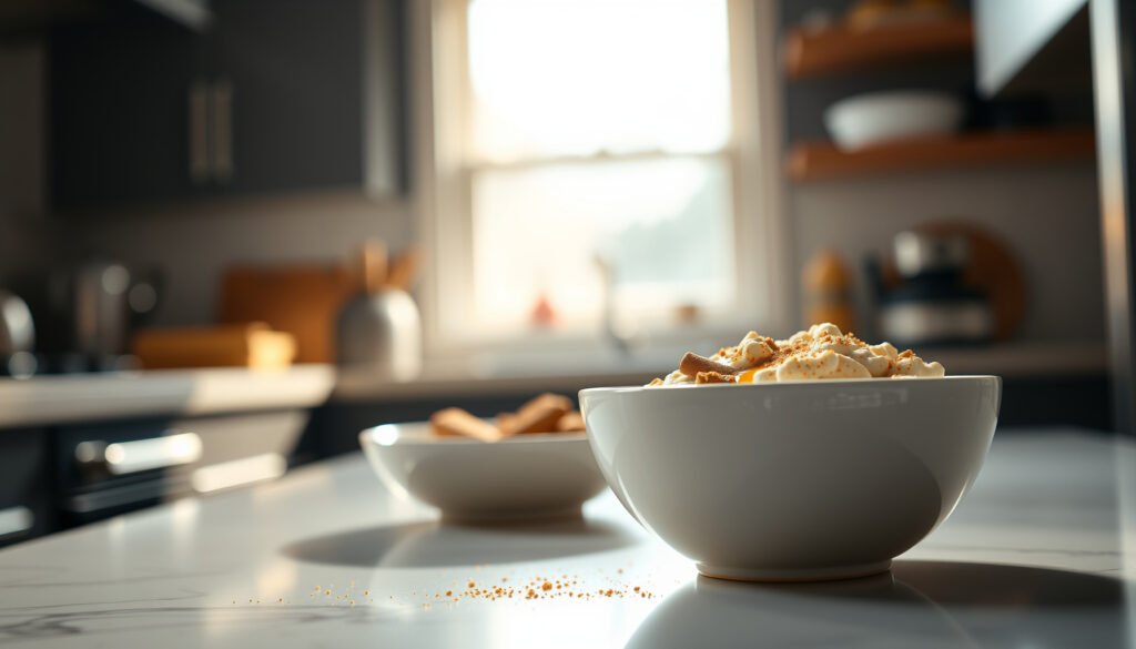 Bowl of oatmeal with keto-friendly toppings, exploring if oatmeal fits in the keto diet.