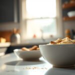 Bowl of oatmeal with keto-friendly toppings, exploring if oatmeal fits in the keto diet.