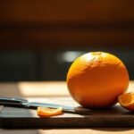 Fresh oranges with a keto diet label, exploring net carbs and portion tips.