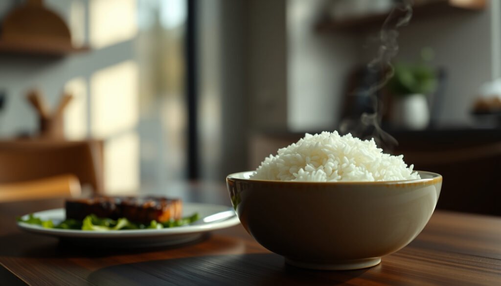 A bowl of rice with keto-friendly ingredients, exploring rice options for the keto diet.