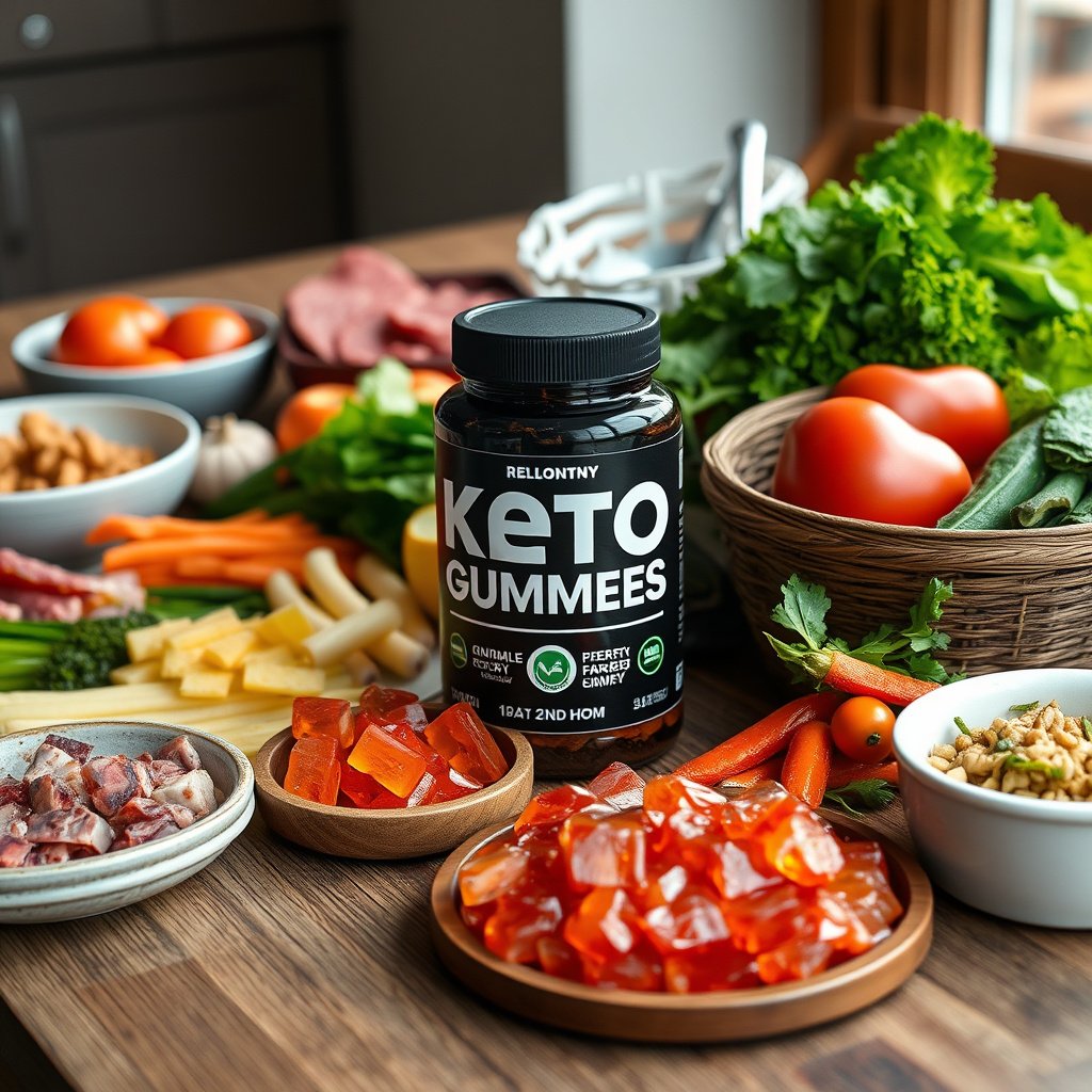 A selection of keto gummies available for purchase on various brand sites and marketplaces.