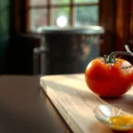 Fresh tomatoes displayed with keto diet text, exploring their role in low-carb eating.