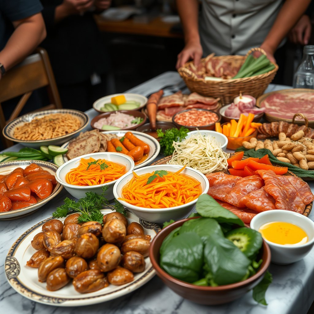 A bowl of traditional menudo showcasing its ingredients, illustrating why it's not keto-friendly.