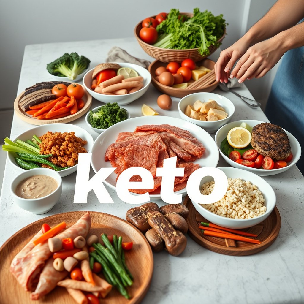 Visual representation of what making keto means in a simple, easy-to-understand format.