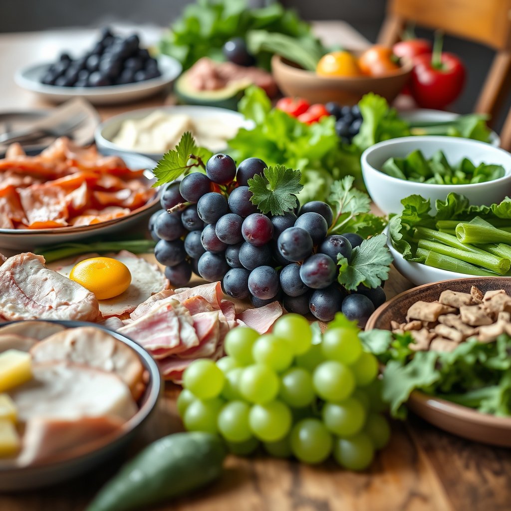 A bowl of grapes with a keto diet label, illustrating the challenges of including grapes on a keto diet.